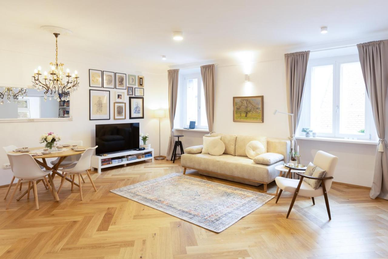 Stylish Apartment In Historical Center Ljubljana Kültér fotó